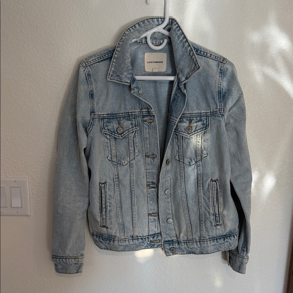 Lucky Brand Classic Light Blue Denim Jacket